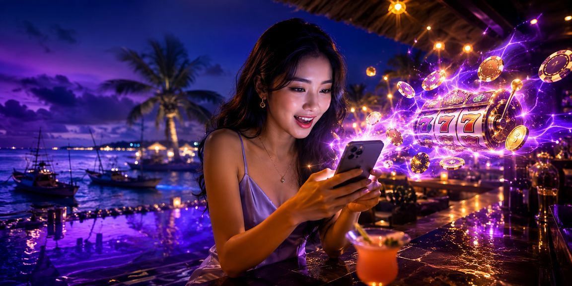 Người chơi tại Mũi Né trải nghiệm slot game trên điện thoại Android